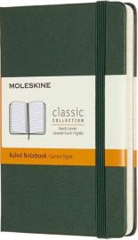 Moleskine - Carnet format poche ligné - Couverture Rigide - Vert myrte