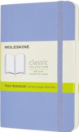 Moleskine - Carnet format poche à pages blanches - Souple - Bleu clair