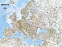 National Geographic - Carte murale papier - Europe