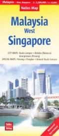 Nelles - Carte de l'Ouest de la Malaisie et Singapour