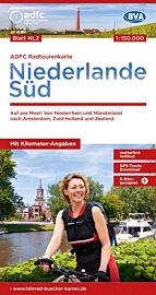 BVA & ADFC Verlag - Carte indéchirable - NL2 - Pays-Bas Sud