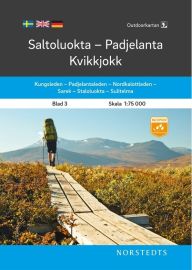 Norstedts - Carte de randonnée - outdoorkartan - 3 - Saltoluokta - Padjelanta - Kvikkjokk