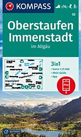 Kompass - Carte de randonnées - n°02 - Oberstaufen / Immenstadt im Allgau