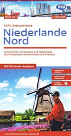 BVA & ADFC Verlag - Carte vélo indéchirable - Pays-Bas n°1 - Nord des Pays-Bas