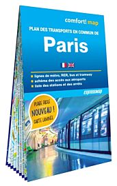 ExpressMap éditions - Carte - Plan plastifié des transports en commun de Paris