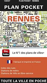 Blay Foldex - Plan de Ville - Rennes (format poche)