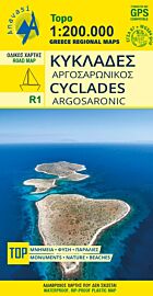 Anavasi - Carte - R1 - Cyclades - Îles Argosaroniques