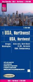 Reise Know-How Maps - Carte du Nord-Ouest des Etats-Unis