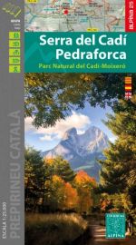 Editions Alpina - Carte de randonnées - Serra del Cadi - Pedraforca - Parc natural des Cadi-Moixero