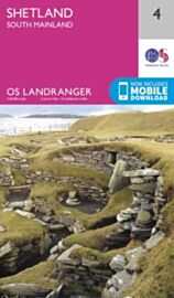 Ordnance Survey - Carte de randonnées - OS 06 - Carte du sud de l'île de Mainland (Shetland)