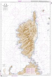 SHOM - Carte marine pliée - 7025L - Île de Corse