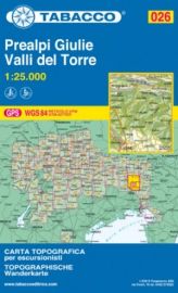 Tabacco - Carte de randonnées - 026 - Prealpi Giulie - Valli del Torre