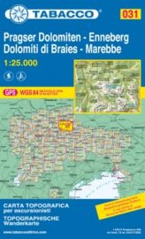 Tabacco - Carte de randonnées - 031 - Dolomiti di Braies - Marebbe