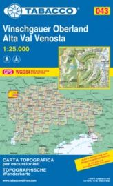 Tabacco - Carte de randonnées - 043 - Alta Val Venosta