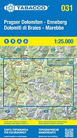 Tabacco - Carte de Randonnées - 031 - Dolomiti di Braies - Marebbe