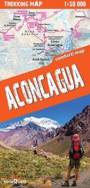Terra Quest - Carte de Trekking - Mont Aconcagua