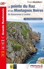 Topo-guide FFRandonnée - Réf.348 - La côte de Cornouaille - De la pointe du Raz aux Montagnes Noires - GR34 de Douarnenez à Lorient