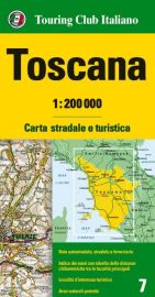 T.C.I (Touring Club italien) - Carte de Toscane