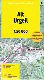 I.C.G.C (Institut Cartographique Catalan) - Carte de randonnées n°4 - Alt Urgell