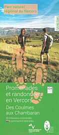 Editions PNR du Vercors - Carte de randonnée - Des Coulmes aux Chambaran - 30 itinéraires commentés