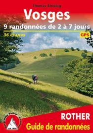 Rother - Guide de randonnées en français - Vosges - 9 randonnées de 2 à 7 jours