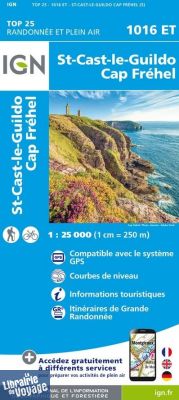 I.G.N - Carte au 1-25.000ème - Top 25 - 1016ET - Saint-Cast-Le-Guildo - Cap Fréhel