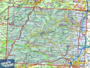 I.G.N - Carte au 1-25.000ème - TOP 25 - 3717ETR (résistante) - Barr - Le Hohwald - Villé - Haute Vallée de la Bruche