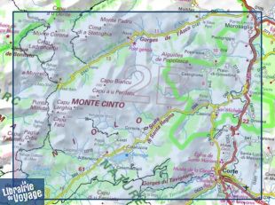 I.G.N - Carte au 1-25.000ème - TOP 25 - 4250OT - Corte - Monte Cinto - PNR de Corse