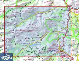 I.G.N. Carte au 1-25.000ème - TOP 25 - Carte Résistante - 4250OTR - Corte - Monte Cinto - PNR de Corse
