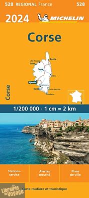 Michelin - Carte Régionale n°528 - Corse - Edition 2024