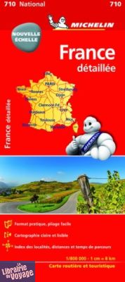 Michelin - Carte routière - Réf.710 - France détaillée - Edition 2019