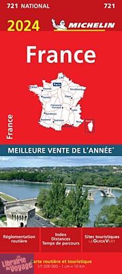 Michelin - Carte routière - Réf.721 - France - Edition 2024