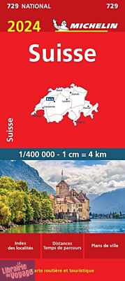 Michelin - Carte N°729 - Suisse - Edition 2024