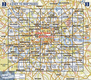 A-Z Map publishing - Mini Atlas des rues de Londres