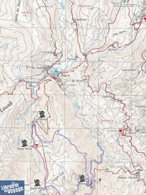 Adventure Maps - Carte de randonnées (Portugal) - Serras da Lousa e Açor (Carte des Montagnes Lousã et Açor - Villages du Schiste)