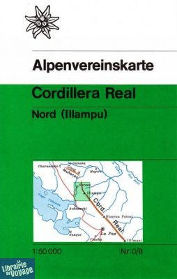 Alpenvereinskarte - Carte de Randonnée - Cordillera Real Nord (Illampu) 0/8