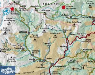 Alpina - Carte de randonnées - Costabona - Vall del Ter