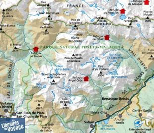 Alpina - Carte de Randonnées - Posets, Perdiguero, Parque Natural Posets, Maladeta 1/25 000