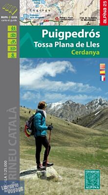 Alpina - Carte de randonnées - Puigpedros - Tossa - Plana de Lles (Cerdanya)