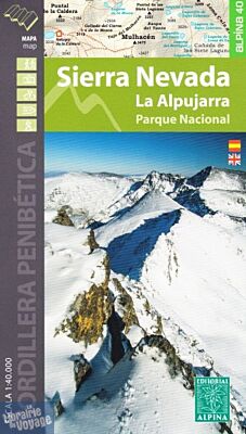 Alpina - Carte de randonnées - Sierra Nevada, la Alpujarra (Parque nacional)