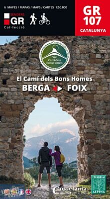 Alpina - Guide et Cartes de randonnées - GR107 - Le chemin des bonshommes - Berga Foix 