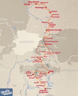 Alpina - Guide et Cartes de randonnées - GR107 - Le chemin des bonshommes - Berga Foix 
