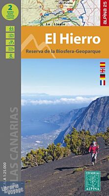 Editions Alpina - Carte de randonnées - El Hierro (lot de deux cartes)