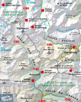 Editions Alpina - Carte de randonnées - Vignemale - Vallée de Bujaruelo