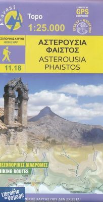 Anavasi - Carte de Randonnée - Crète ref.11.18 - Asterousia - Phaistos