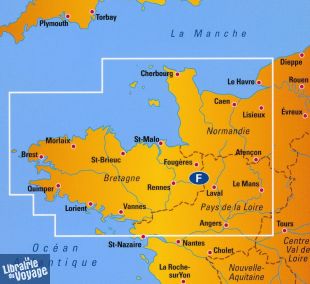 ANWB - Carte - Bretagne 