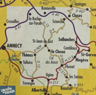 Didier Richard - Collection carte en poche - Cartes de randonnées - Bornes - Aravis - Val d'Arly