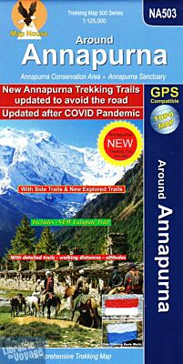 Editions Nepa Maps - Carte ref.NA503 - Around Annapurna : Marsyangdi, Thorung Pass, Kali Gandaki