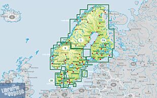 Freytag & Berndt - Atlas de Scandinavie (Norvège, Suède, Danemark, Finlande)