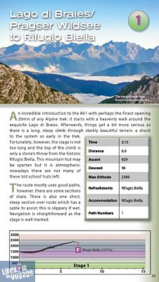 Knife Edge Outdoor Guidebooks - Guide de randonnées (en anglais) - Trekking the Dolomites AV1